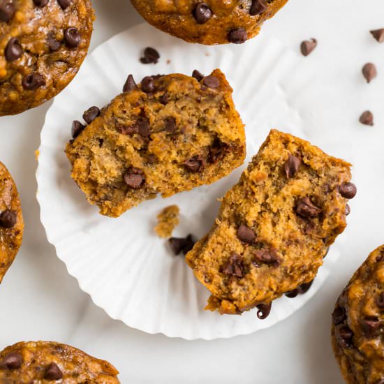 Banana Chocolate Chip Muffins