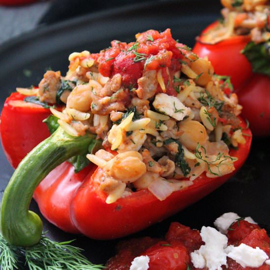 Greek Stuffed Peppers