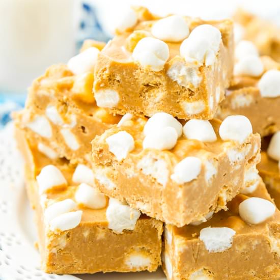 Peanut Butter Marshmallow Squares