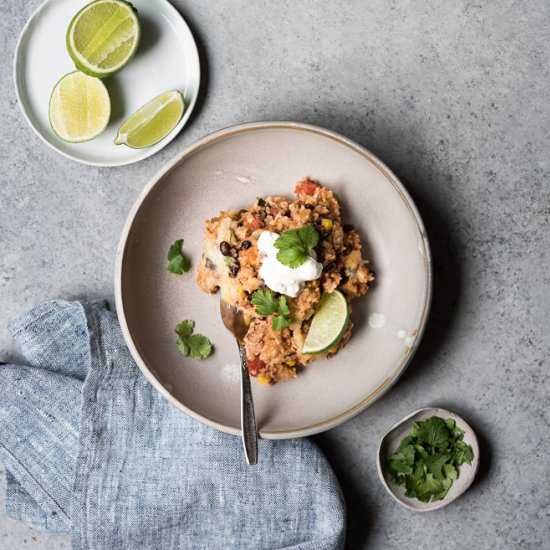 Turkey Taco Bake