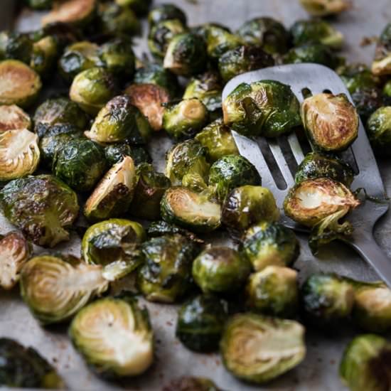 Easy Roasted Brussels Sprouts