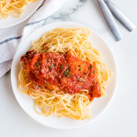 Crockpot Chicken Parmesan