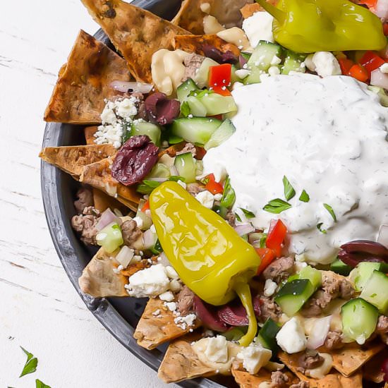 Mediterranean Nachos