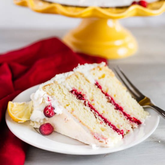 Lemon Cranberry Cake