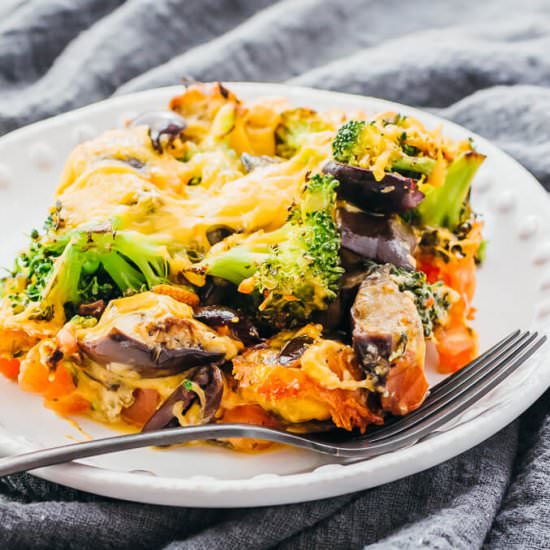 Roasted Eggplant Casserole