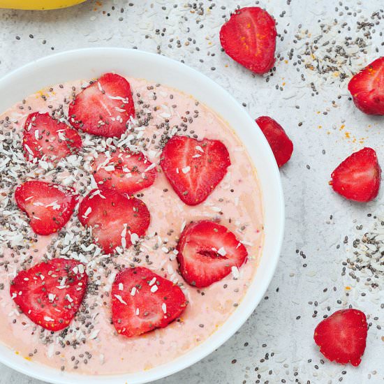 Strawberry Golden Milk