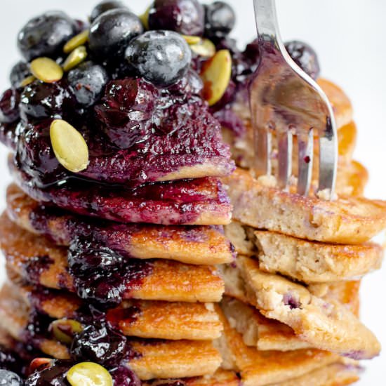 oat & banana pancakes