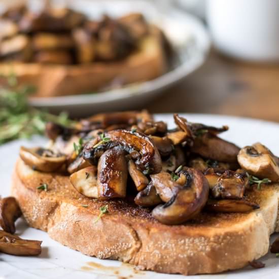 Mushrooms on Toast