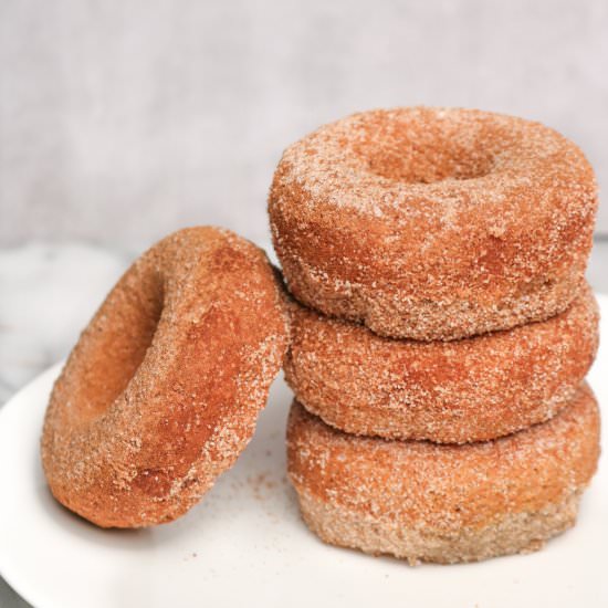 Cinnamon and Sugar Cake Donuts