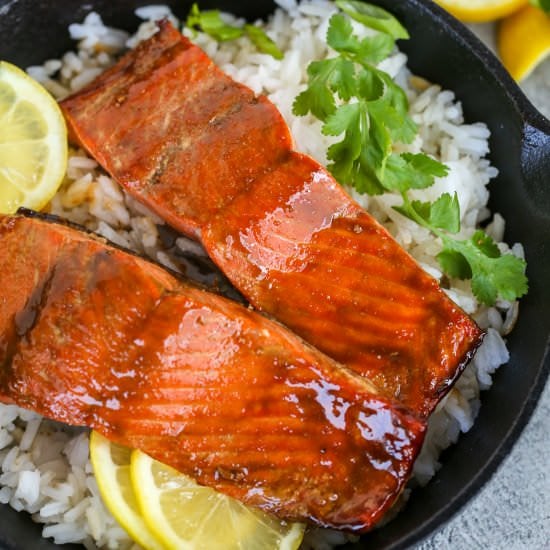 Brown Sugar Glazed Salmon