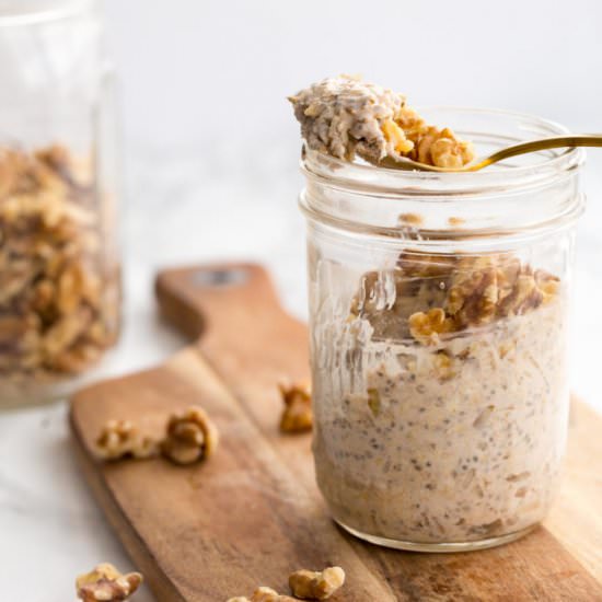 Spiced Pear Overnight Oats