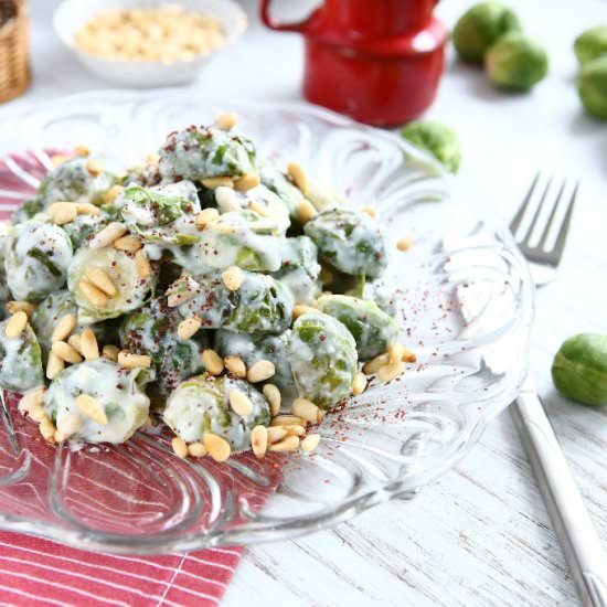 Middle Eastern Brussels Sprouts