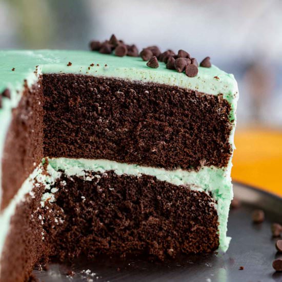 Mint Chocolate Cake