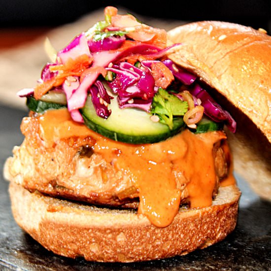 Asian Chicken Burgers