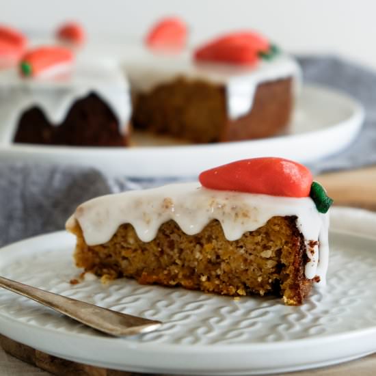 Swiss Style Carrot Cake (vegan)