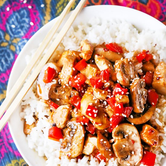 Hoisin Chicken Rice Bowl