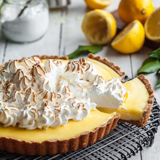 Gluten Free Lemon Custard Tart