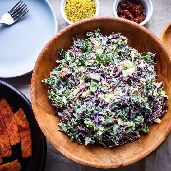 Detox Kale Caesar Salad