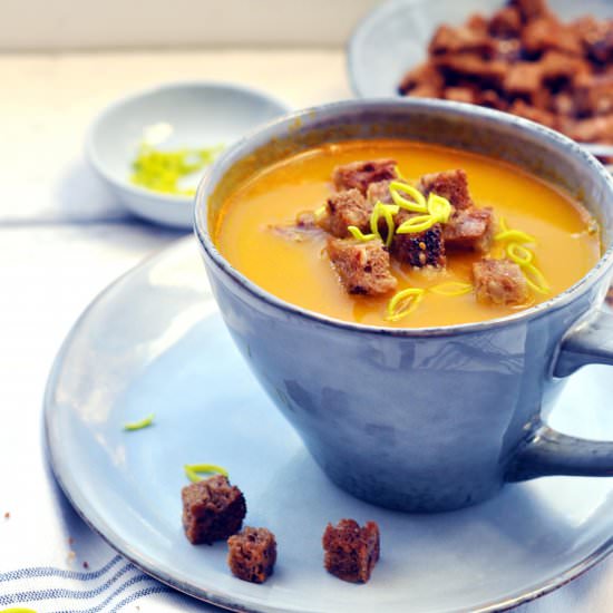 Pumpkin Bell Pepper Soup