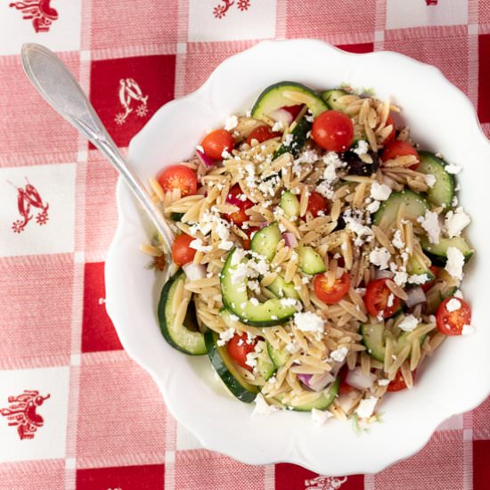 Greek Orzo Salad