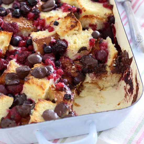 Chocolate Bread Pudding