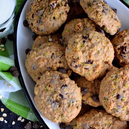Zucchini Chocolate Chip Cookies