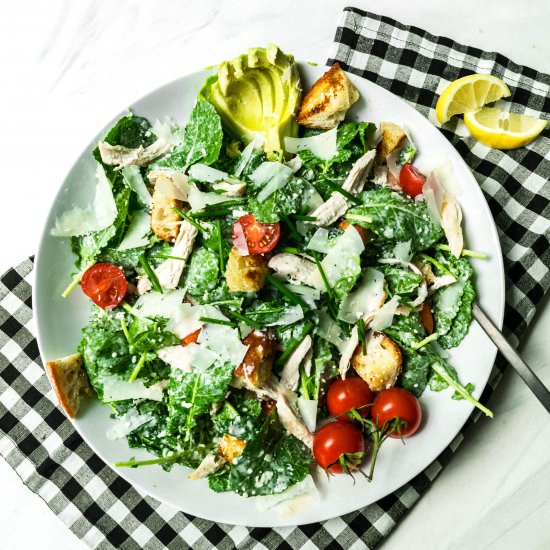 Kale Buttermilk Salad w/ Chicken