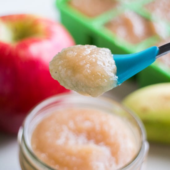 Apple, Pear and Banana Baby Food