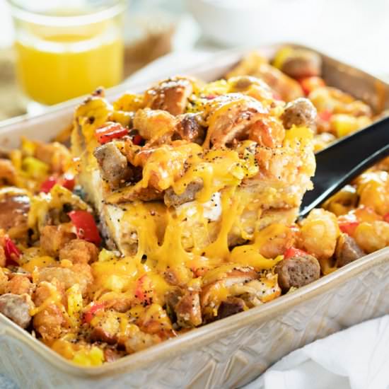 Everything Bagel Casserole
