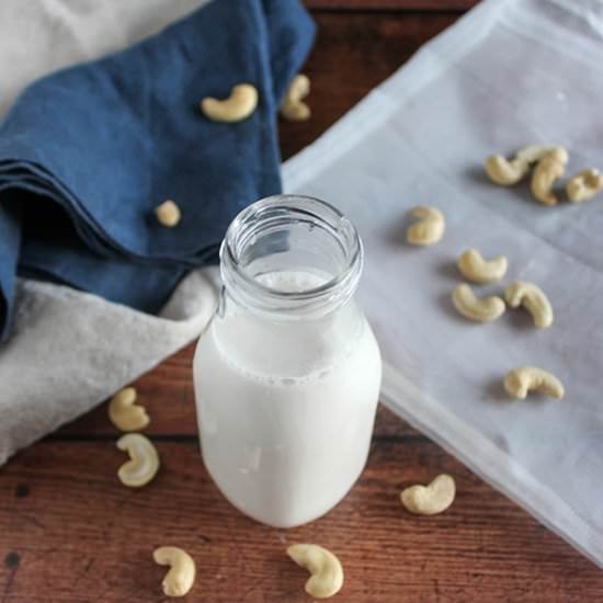 Homemade Cashew Milk