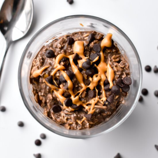 No Bake Cookie Overnight Oats
