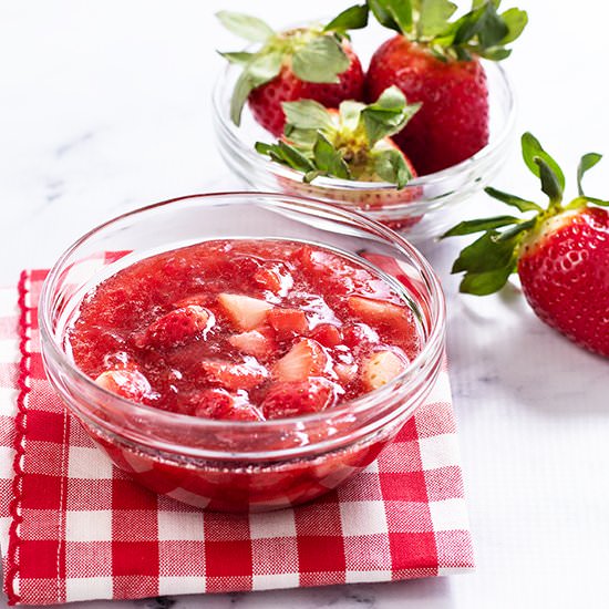 Chunky Strawberry Compote