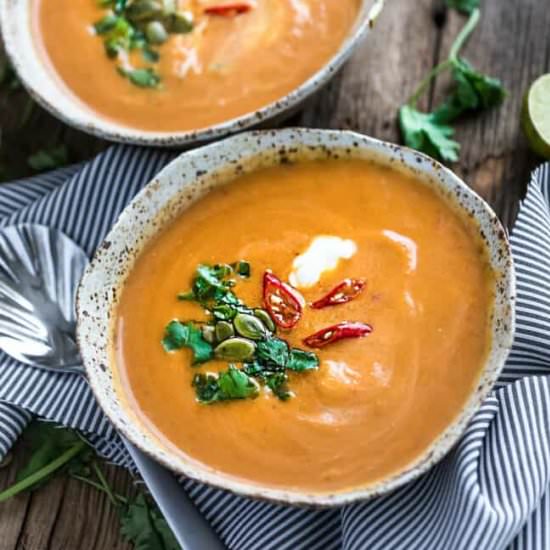 Instant Pot Pumpkin Soup