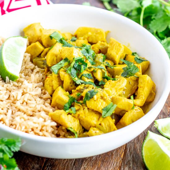 Coconut Chicken Curry with Lime