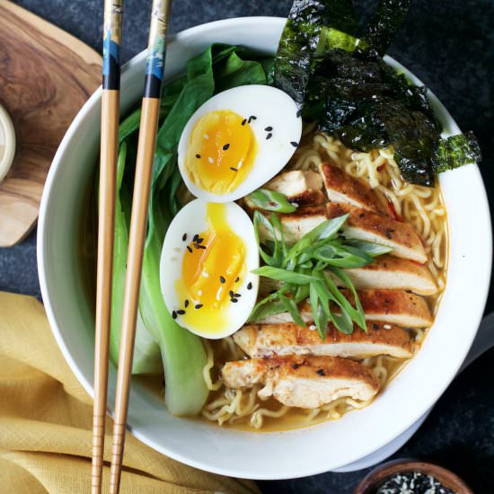 Quick Spicy Shoyu Ramen