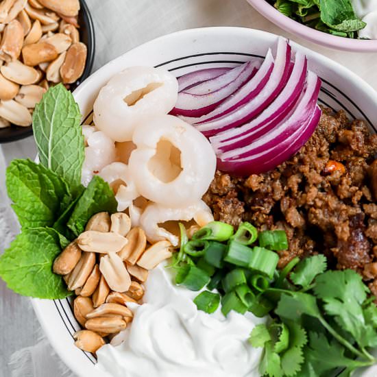 Pork Lychee Salad