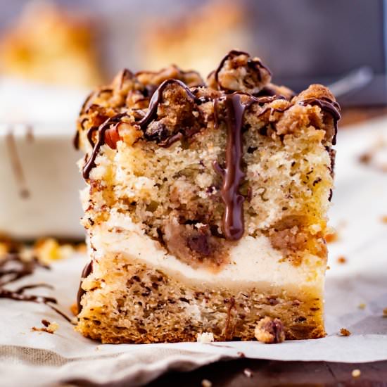 Banana Chocolate Chip Coffee Cake
