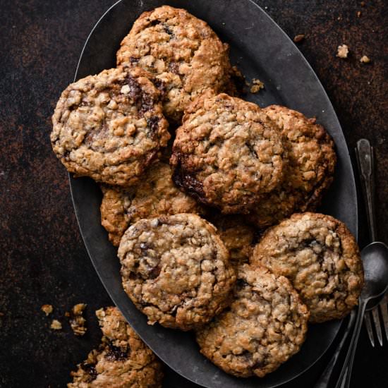 Chocolate Truffle Oatmeal Cookies