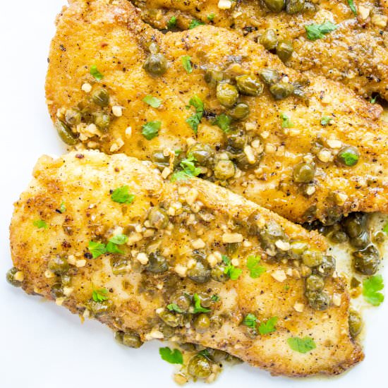 Parmesan Chicken Piccata