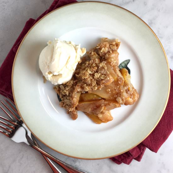 Pear Crumble