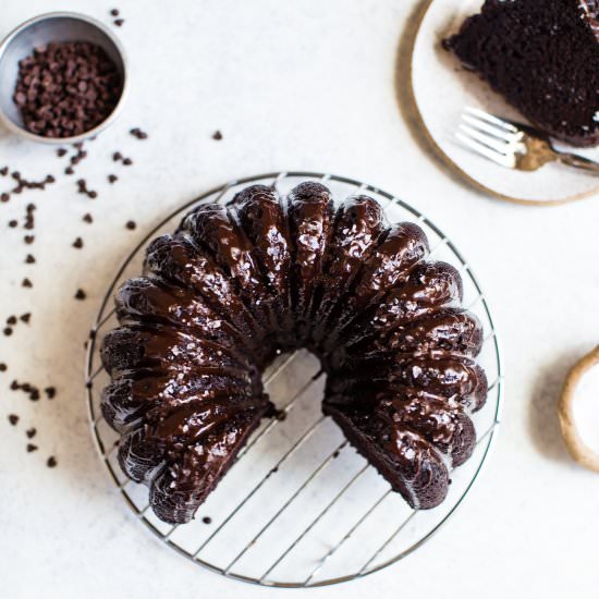 Double Chocolate Bundt Cake