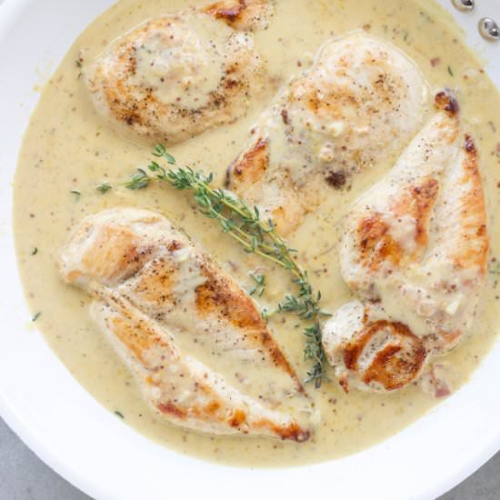 Creamy Honey Mustard Chicken