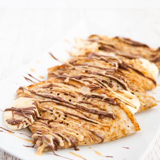 3-Ingredient Vegan Crepes