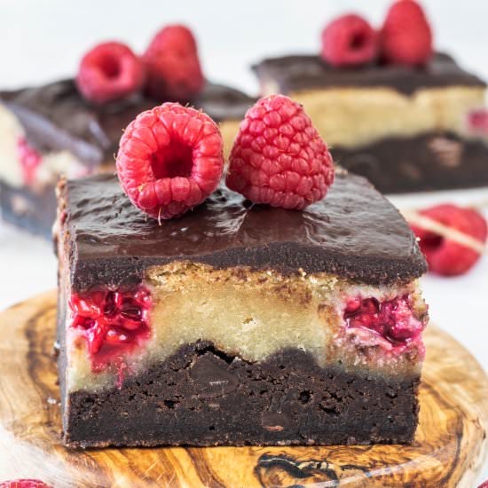 Raspberry Vegan Bars