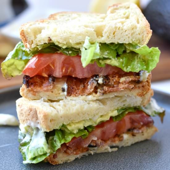 The Ultimate BLT with Garlic Aoli
