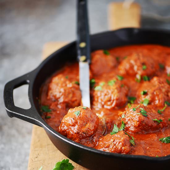Healthier Italian Meatballs