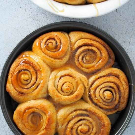 Whole Wheat Cinnamon Rolls