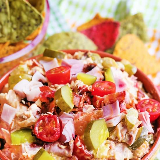 Slow Cooker Club Sandwich Dip