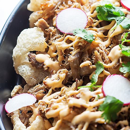 Keto Pork Rind Nachos