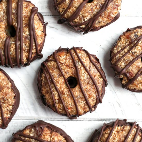 Paleo Vegan Samoa Cookies